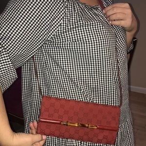 Vintage Gucci wallet, strap comes off